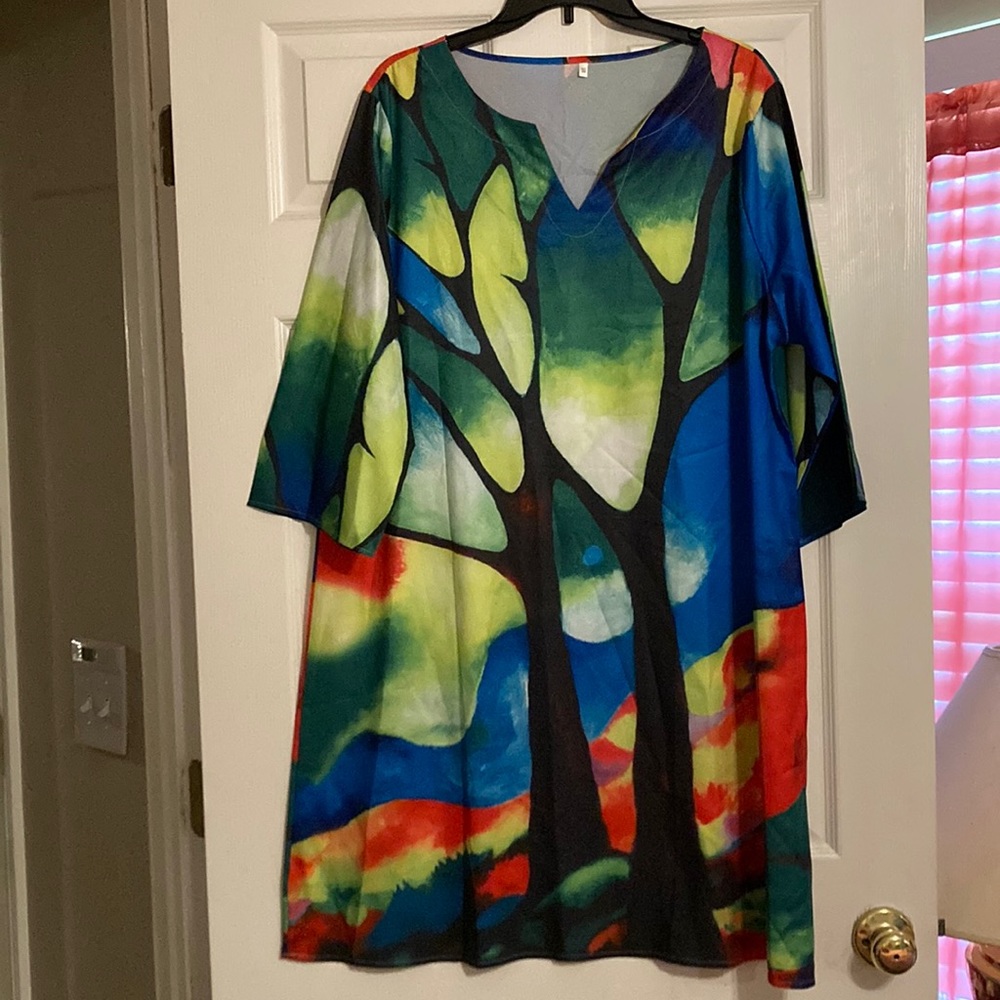 Multi-colored dress